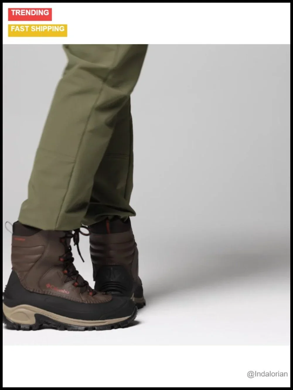 Men's Waterproof Snow Boots 200g Insulation Lace-Up